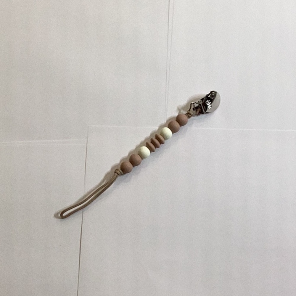 Adorable, baby pacifier clip